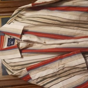 Harbor Bay men's size XLT short sleeve dress shirt